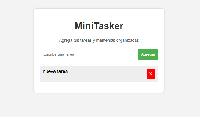 Proyecto Mini Tasking